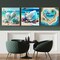 5D Diamond Painting for Adults Beginners, 4 Pack Beach Diamond Art Kits